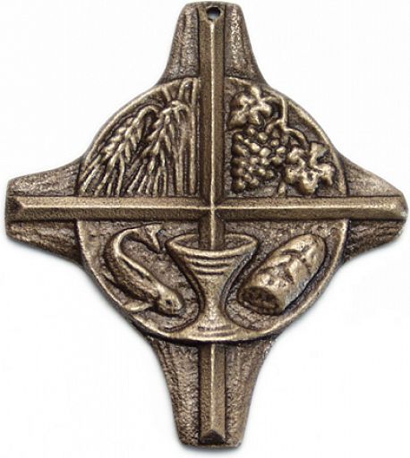 Großes Kreuz aus Bronze