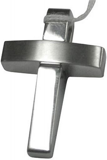 Konfirmationskreuz 3D-Kreuz, poliert