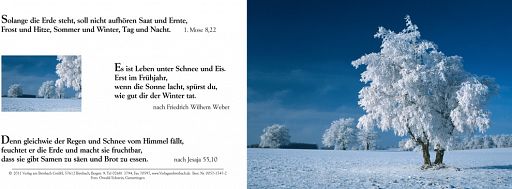 Birnbacher Weihnachtskarten: Winter II