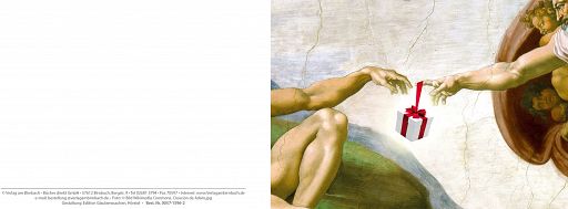 Bibelspruchkarte: Michelangelo Beschenkung mit individuellem Eindruck