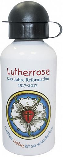 Trinkflasche Lutherrose, für Kinder