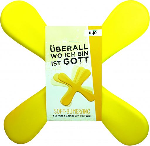 Soft-Bumerang, gelb
