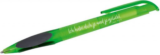 Kugelschreiber „Ich hab dich ...“ - grün