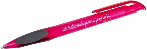 Kugelschreiber „Ich hab dich ...“ - pink