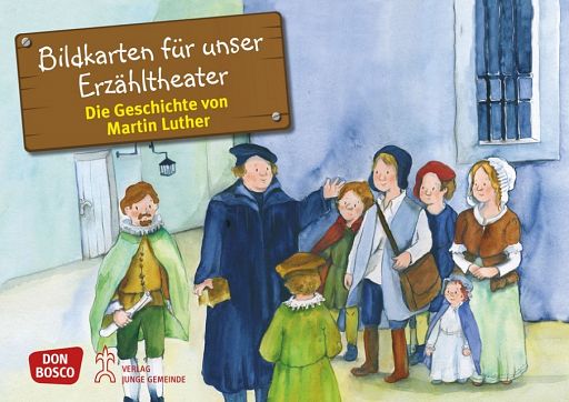 Kamishibai Bildkartenset - Die Geschichte von Martin Luther