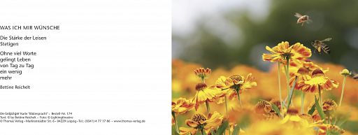 Leipziger Karte: Blütenpracht mit individuellem Eindruck