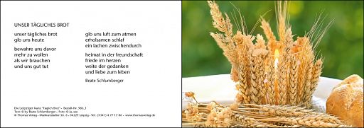 Leipziger Karte - Täglich Brot mit individuellem Eindruck