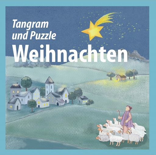 Tangram/Puzzle, Weihnachten Schweifstern