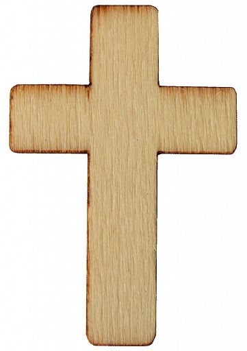 Holzsymbol Kreuz klassisch