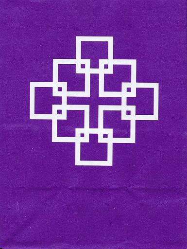 25er Set Talora Lichttütenset - Facettenkreuz, violett