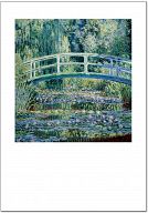 KU Schmuckschein, Einlegeblatt Wasserlilien, Monet
