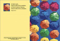 Birnbacher Karte - Geburtstag / Schirme