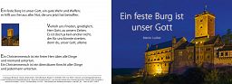 Bibelspruchkarte: Eine feste Burg ist unser Gott, Luther