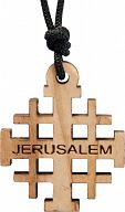 Jerusalem-Kreuz Holzkreuz