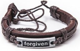 Lederarmband „forgiven“
