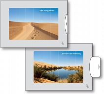 Zwei-Bild-Karten Wüste