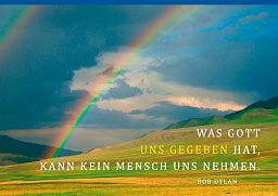 Leipziger Spruchkarte „Was Gott gibt“