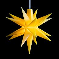 Leuchtstern - Baby-Stern 8cm gelb