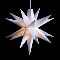 Leuchtstern - Baby-Stern 8cm weiß