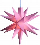 Leuchtstern, Baby-Stern 8cm, rosa