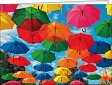 Leipziger Karte - Bunte Schirme mit individuellem Eindruck