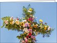 Leipziger Karte - Blumenkranz mit individuellem Eindruck