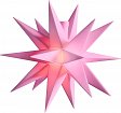 Leuchtstern, Mini-Stern 12cm, rosa